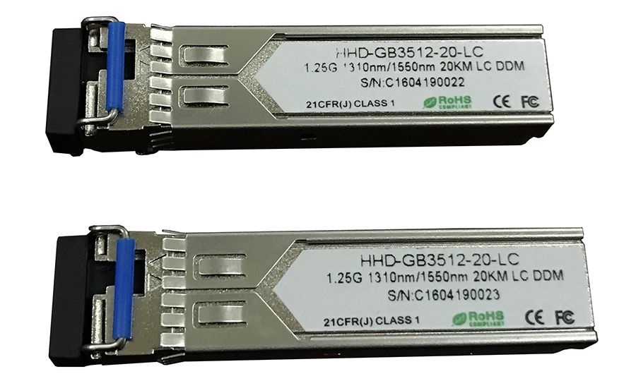 Marmont-Module quang 1 sợi SFP Tranceiver HHD-HHD-GB3515-20-LC