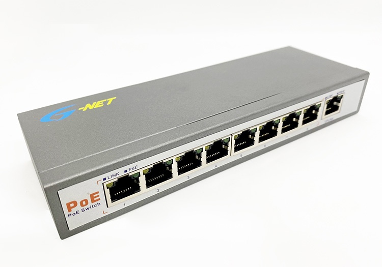 Marmont-Switch PoE 8 Port G-PES-8TP1TX hãng G-NET