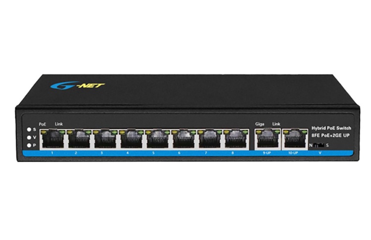 Marmont-Switch PoE 8 Port G-NET G-PES-8TP2GT