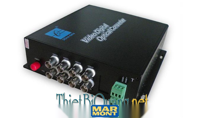 Marmont-Bộ chuyển đổi Video sang quang 3Onedata SWV60800 Serial