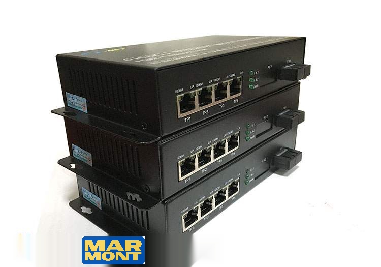 Marmont-Switch G-UES-1GX4GT-SC20 4x10/100/1000Mbps RJ45