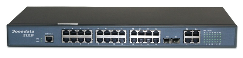 Marmont-Switch Ethernet 24 cổng FE + 2 cổng GE + 2 cổng Giga TX/SFP Combo