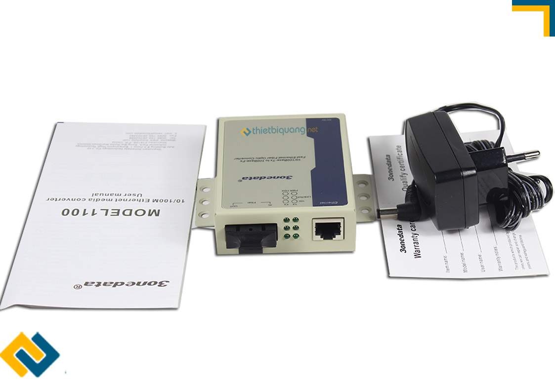 Marmont-Mở hộp converter quang 3onedata 1100S/20