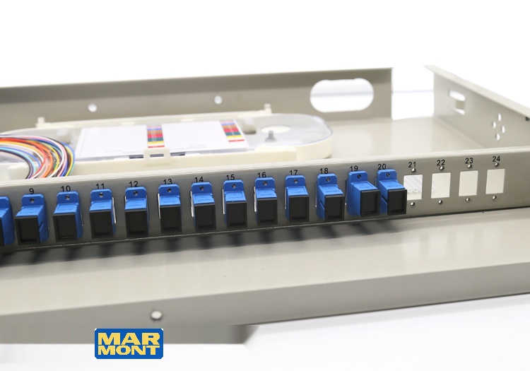 Marmont-Hộp ODF 16/24FO trong nhà lắp Rack