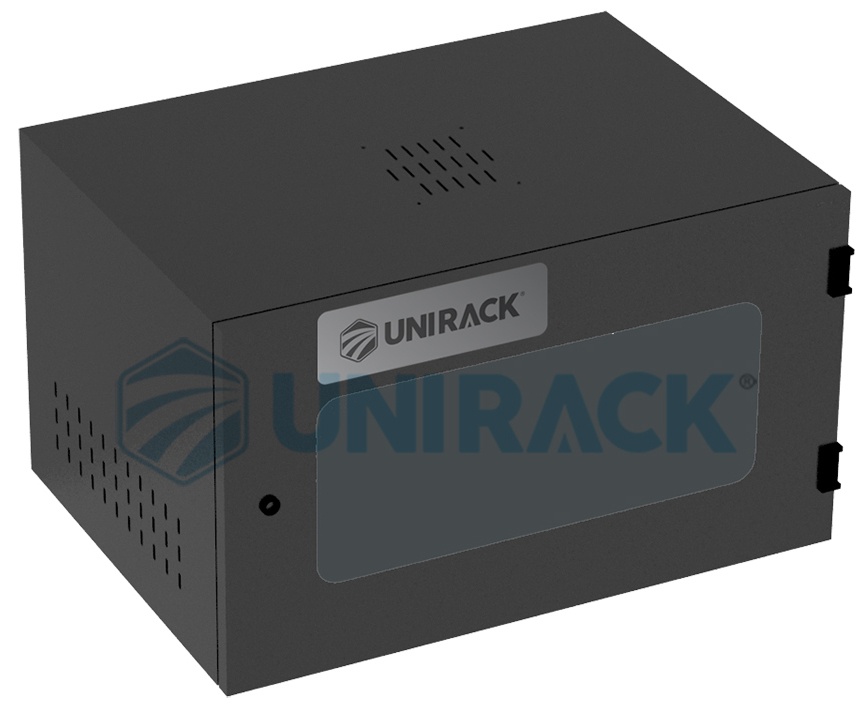 Marmont-TỦ MẠNG 6U SÂU D400MK, TỦ RACK 6U SÂU 400 UNR-6U400MK ĐEN