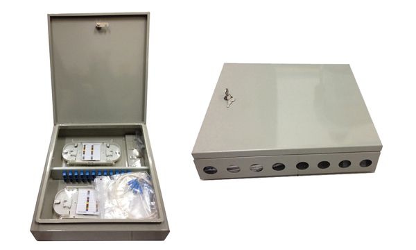 Marmont-Hộp phối quang ngoài trời ODF 64FO/ 64 Core full phụ kiện vỏ sắt