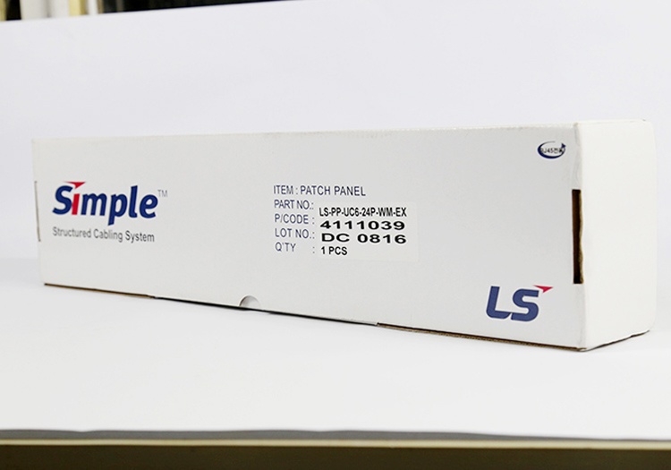 Marmont-Patch panel Cat5e 24 port LS