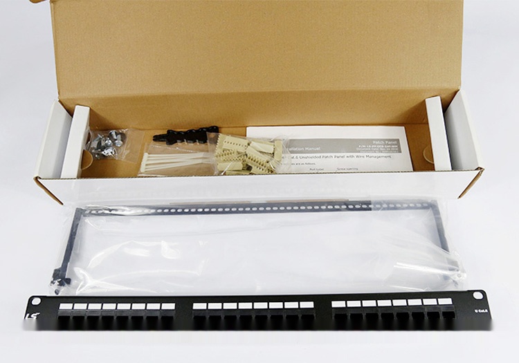 Marmont-Phụ kiện Patch panel 24 cổng Cat5e LS