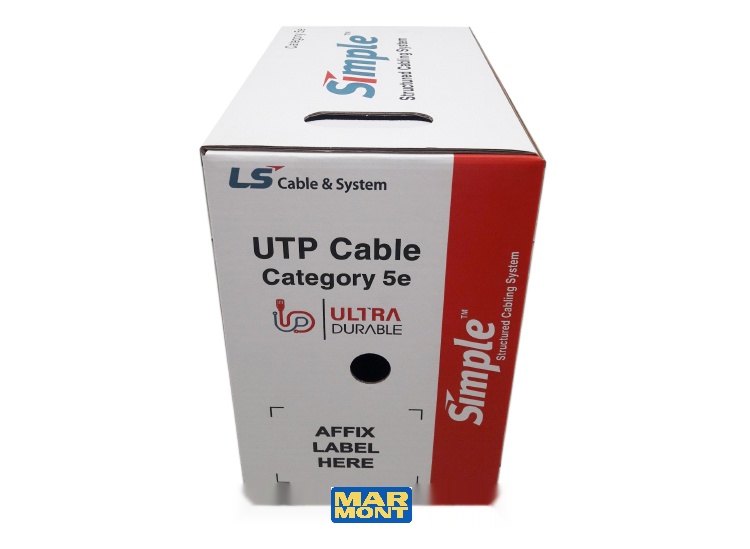 Marmont-Cấu tạo cáp mạng Cat5e UTP LS