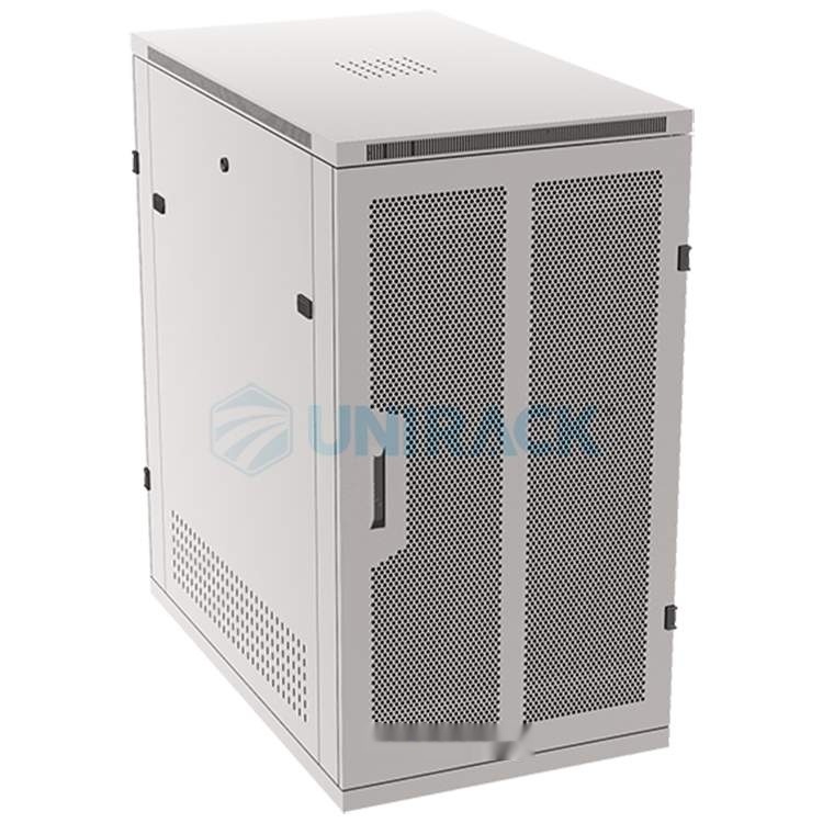 Marmont-Tủ rack, tủ mạng 20U sâu 1000 màu trắng mặt sau